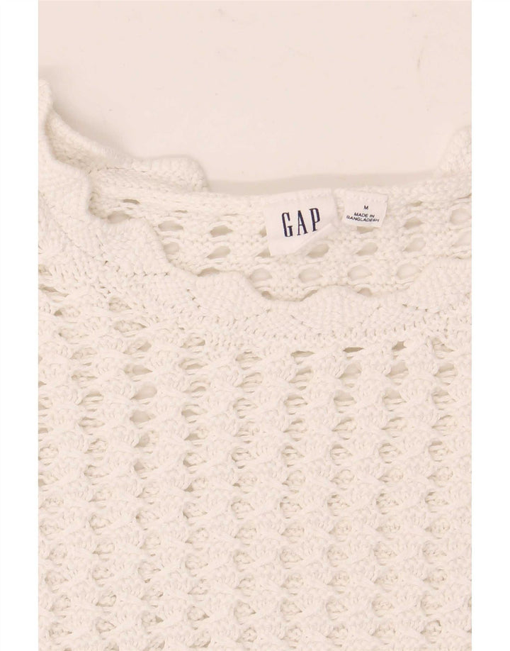 Bluză din croșetat pentru femei Gap UK 14 Medium White