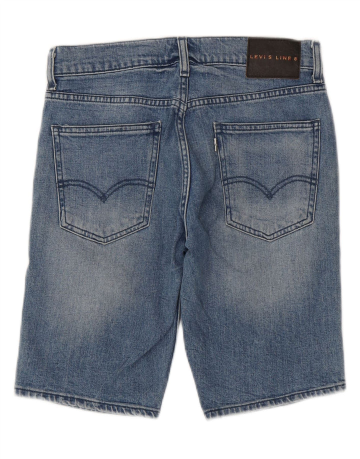Pantaloni scurți Levi's Line 8 Denim W28 Medium Blue Bumbac