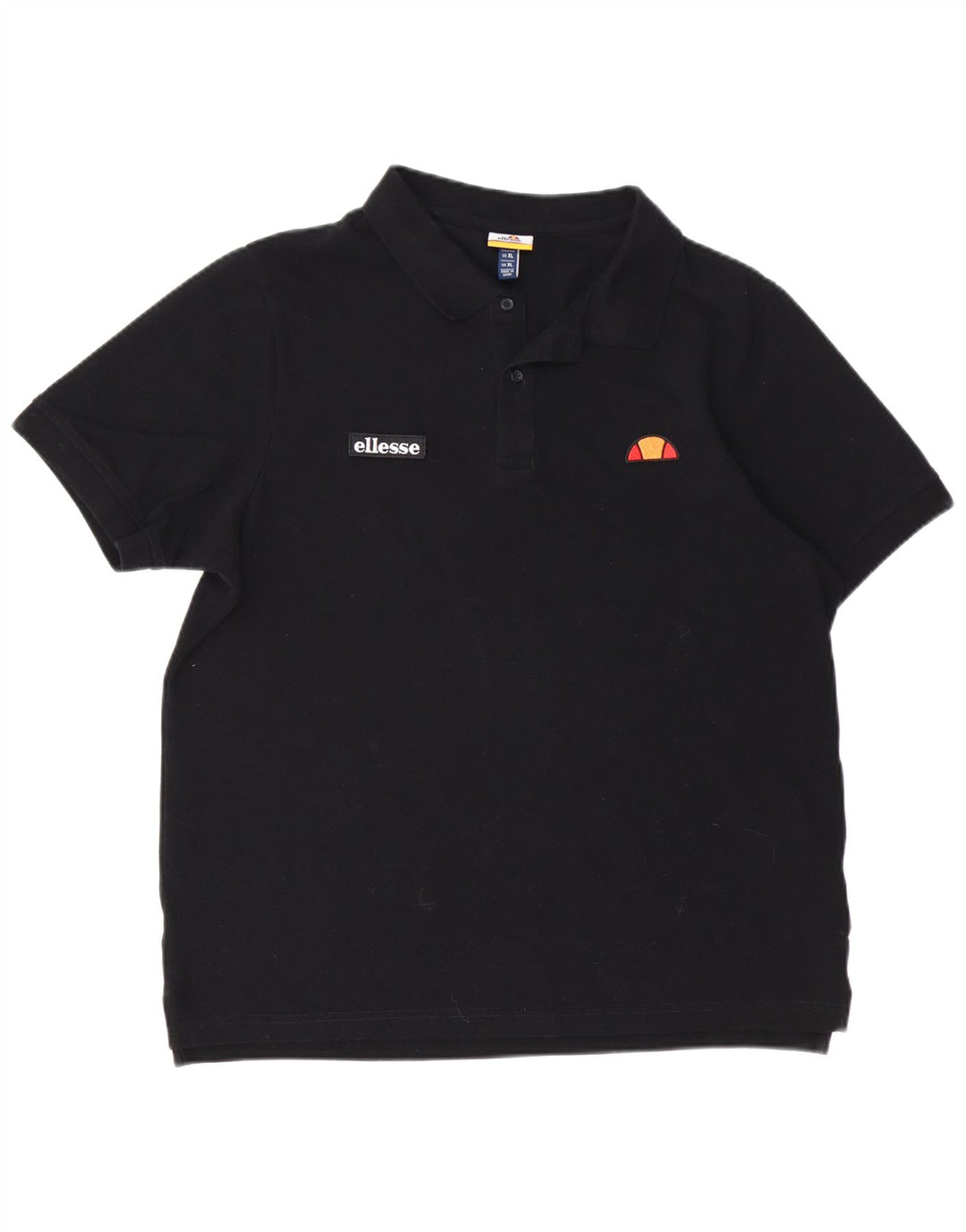 Cămașă polo pentru bărbați ELLESSE XL bumbac negru