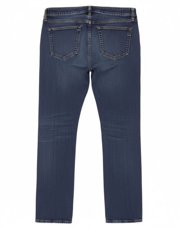 Blugi drepte curvy pentru femei Ralph Lauren US 8 Medium W30 L29 Bumbac albastru