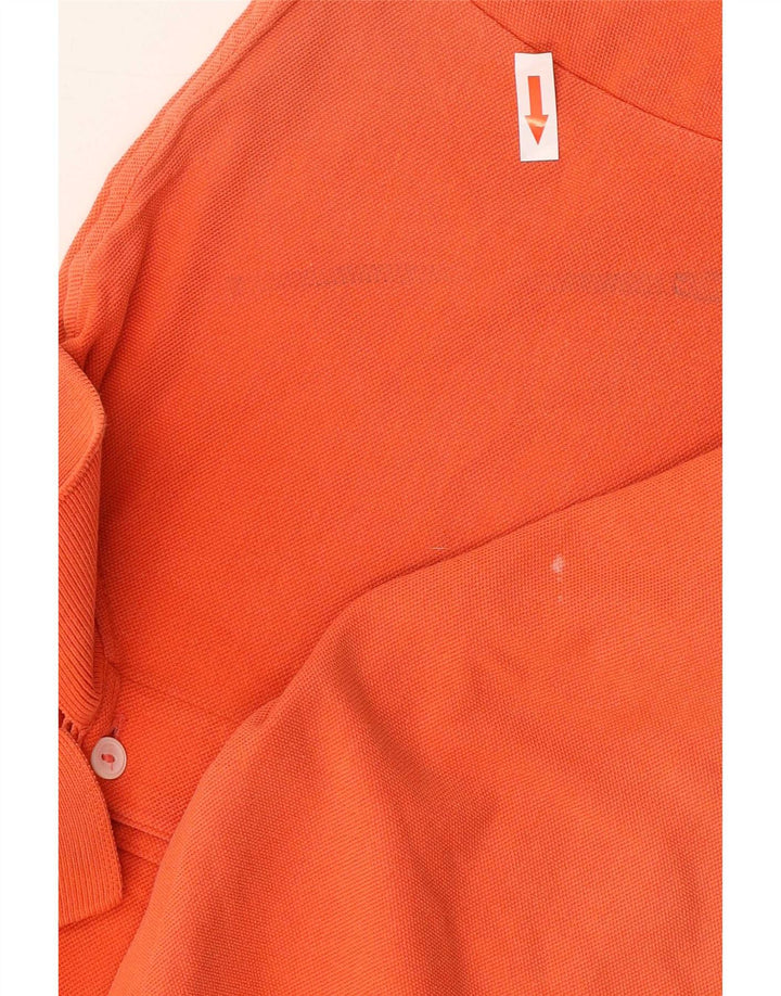 Tricou polo Lacoste pentru bărbați mărimea 6 XL bumbac portocaliu