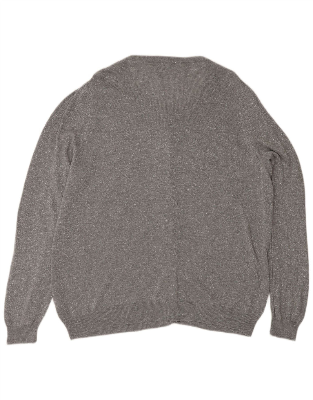 Pulover cardigan pentru femei Marks & Spencer UK 20 2XL poliamidă gri