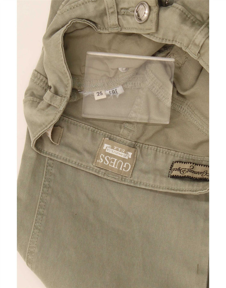 Blugi Bootcut pentru femei Guess cu talie înaltă W25 L31 verde