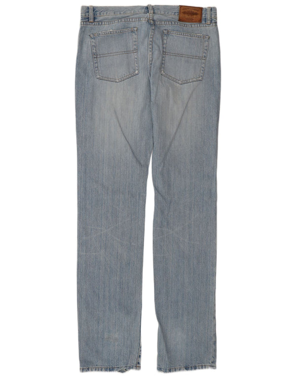 Blugi slim pentru femei Ralph Lauren US 12 Large W34 L37 Blue Bumbac