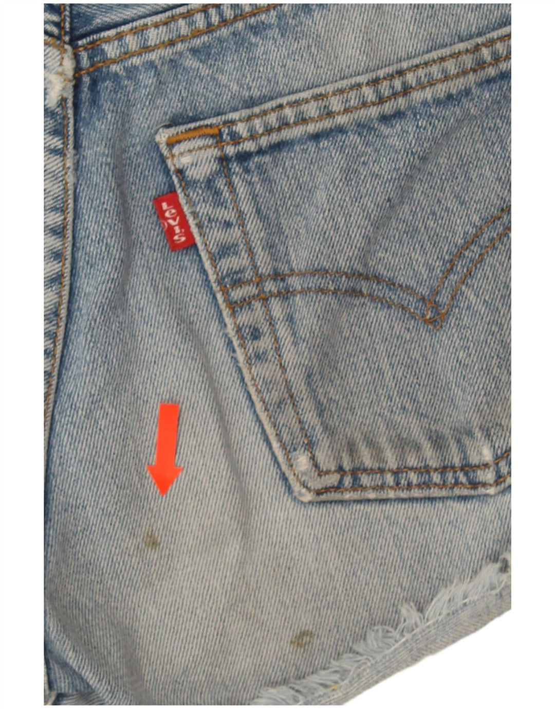 Pantaloni scurți din denim Levi's W26 Small Blue