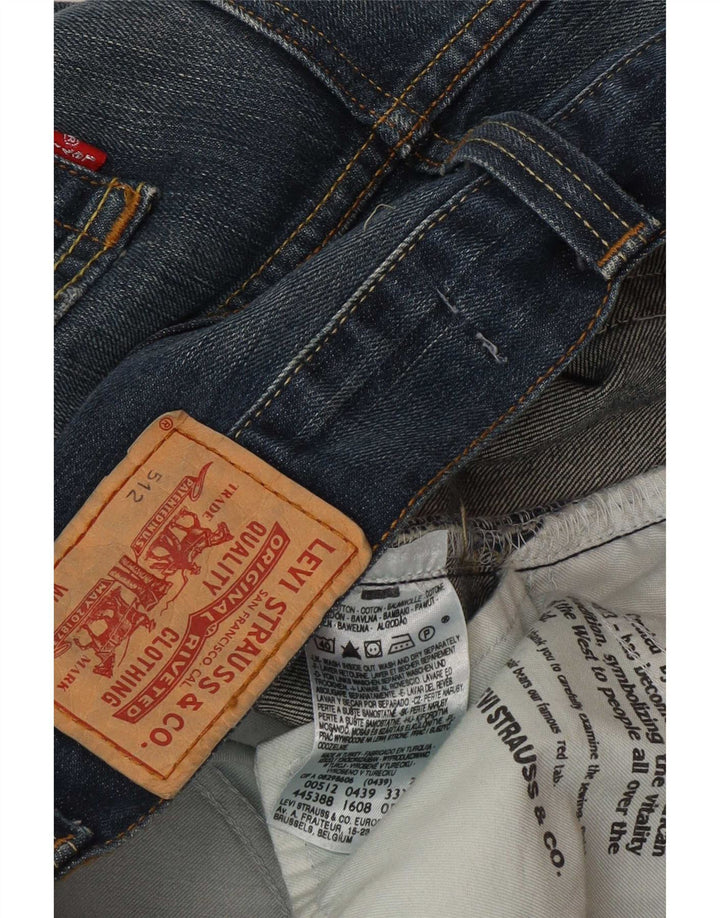 Blugi Levi's 512 Capri pentru bărbați W33 L22 Bumbac albastru