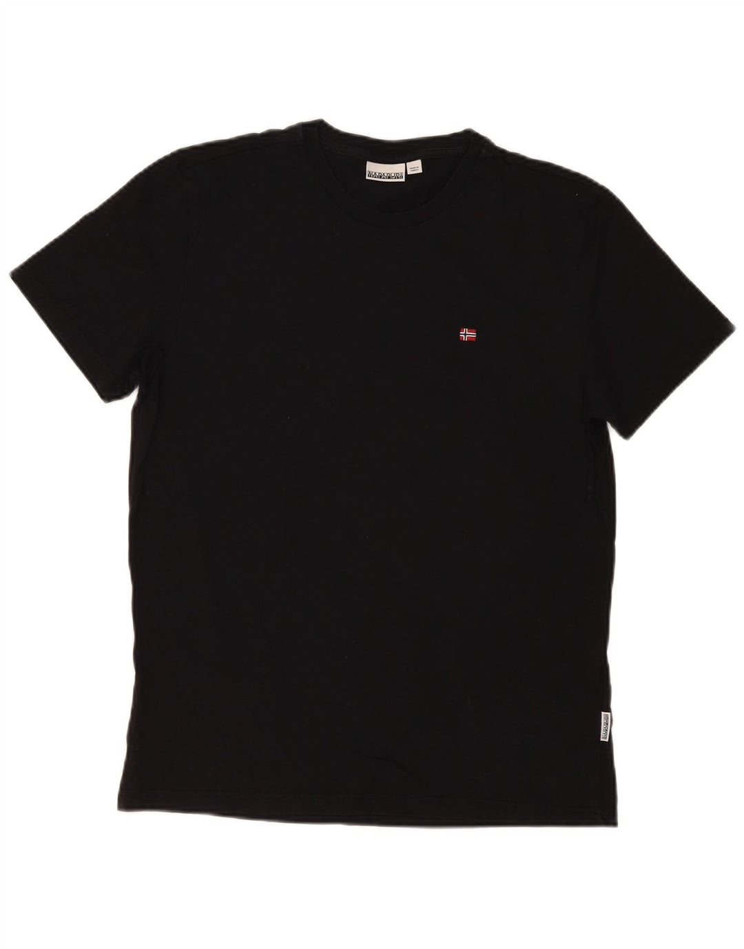 Tricou pentru bărbați Napapijri Top Medium Negru Bumbac