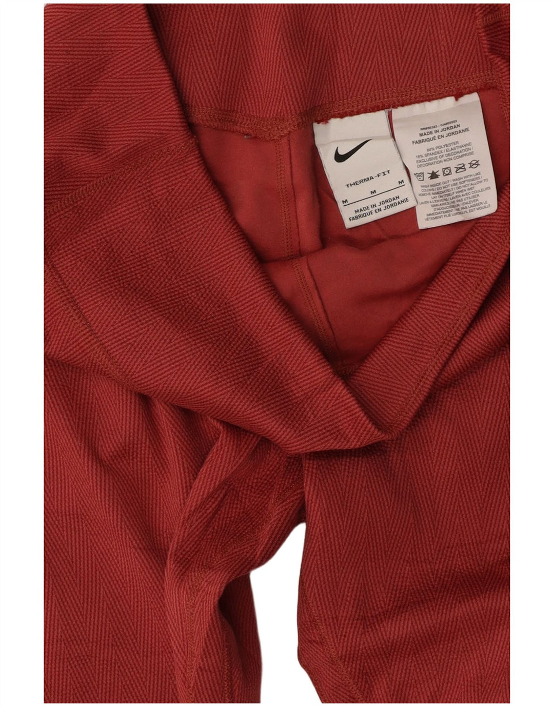 Leggings Therma-Fit pentru femei NIKE UK 12 Medium Burgundy Poliester