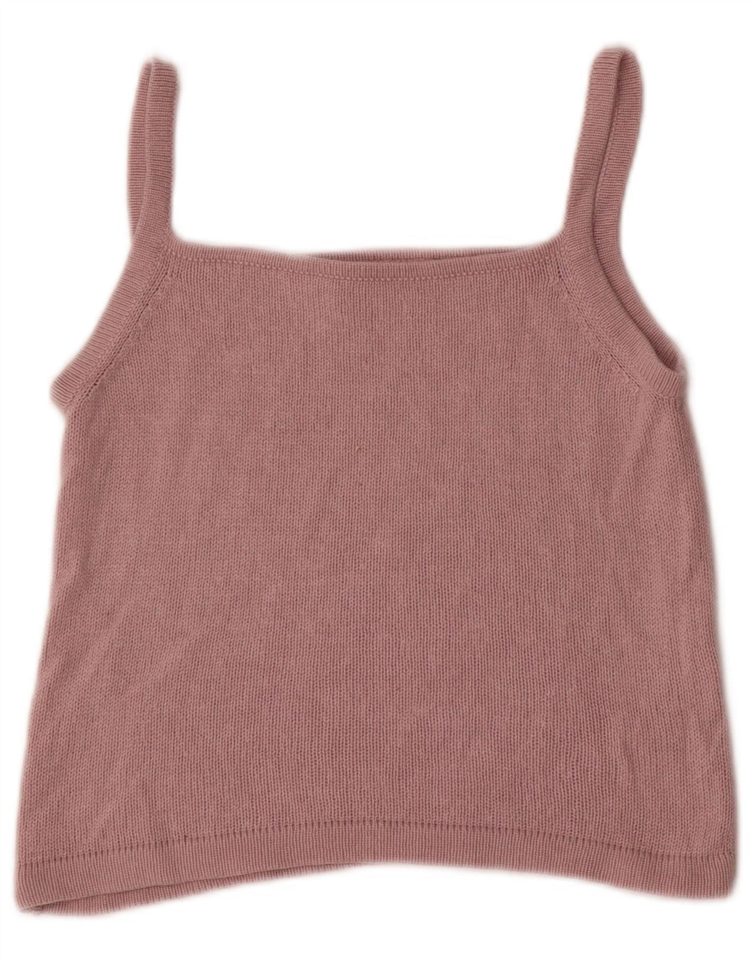 Marella Crop Cami Top pentru femei UK 12 Medium Pink Silk
