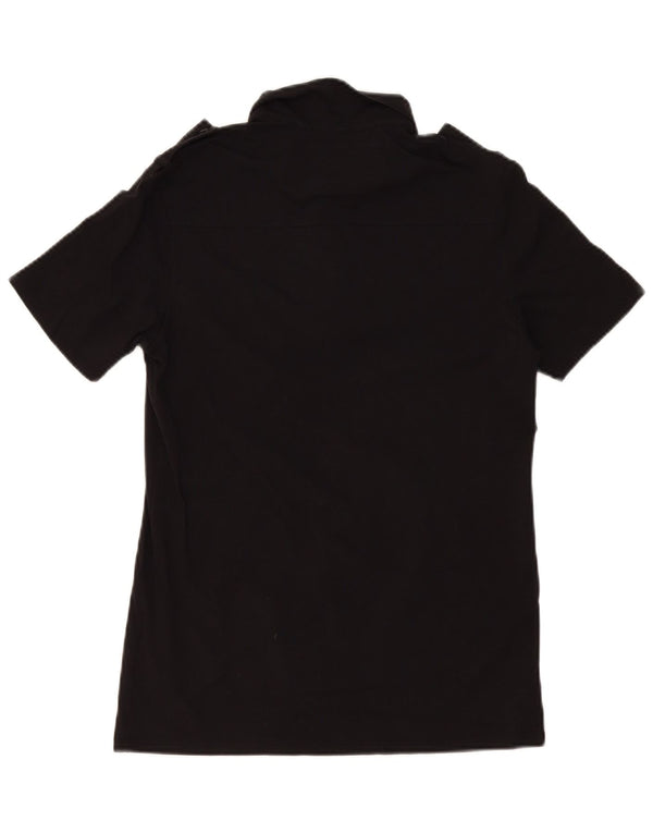 Tricou polo militar Guess pentru bărbați UK 34 XS bumbac negru