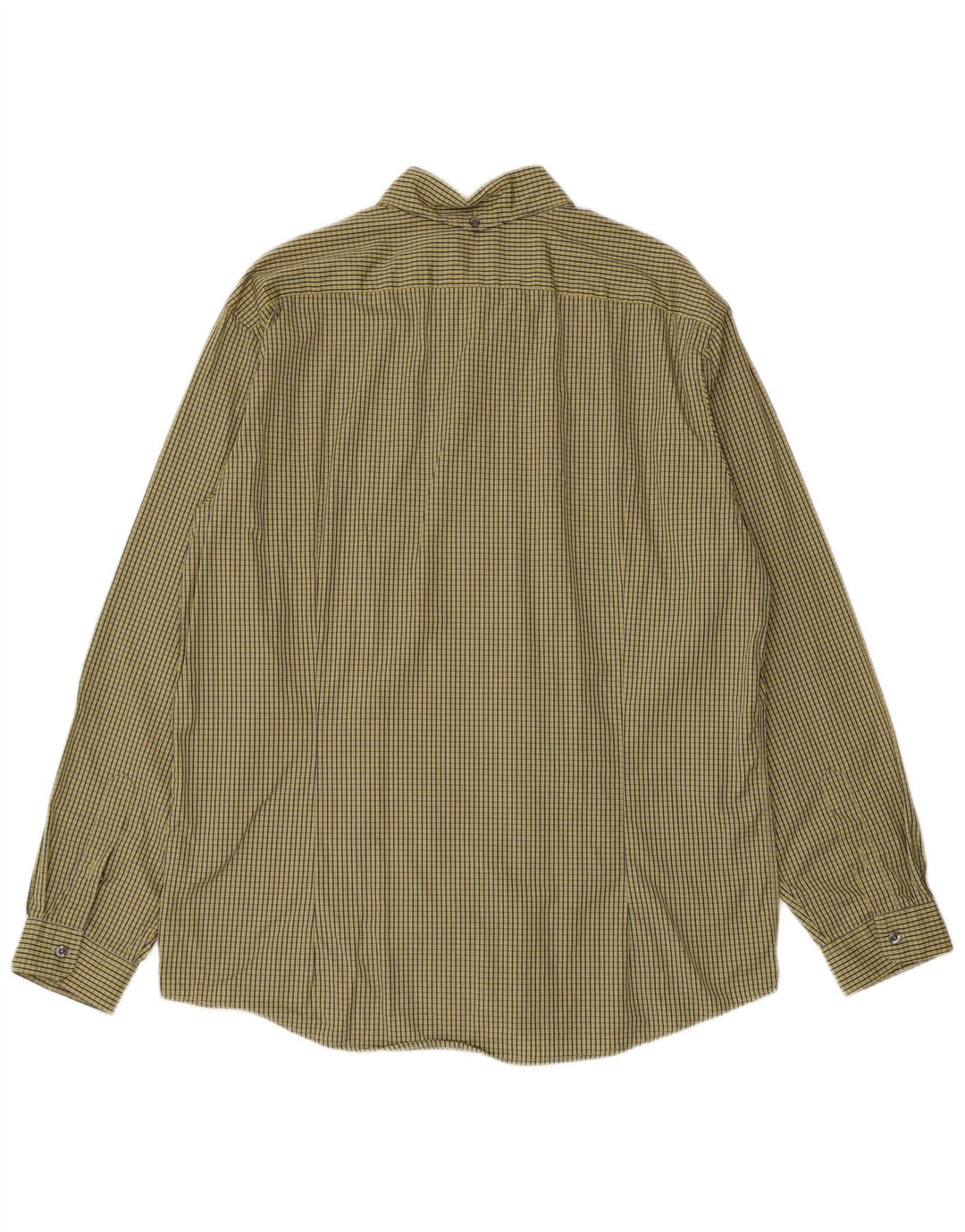 Cămașă pentru bărbați Lacoste Mărimea 44 XL Bumbac cu carouri galbene