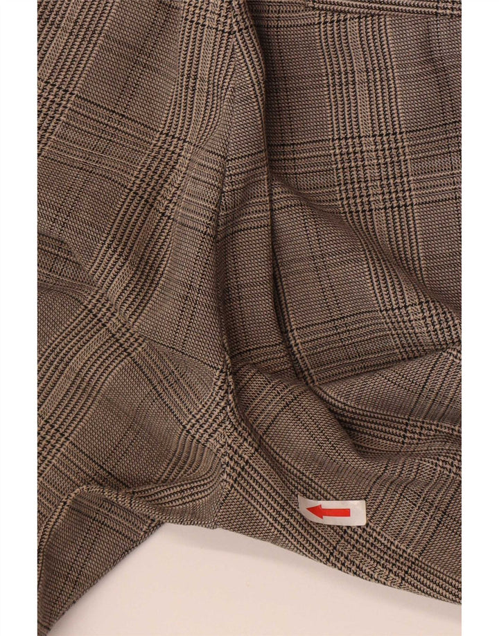 Pantaloni chino slim pentru femei Zara Mici L26 L25 Gri Check