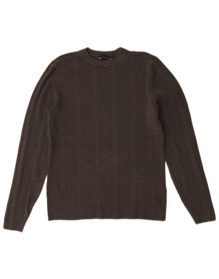 Marks & Spencer Top pentru femei cu mânecă lungă UK 14 Medium Gri Viscose