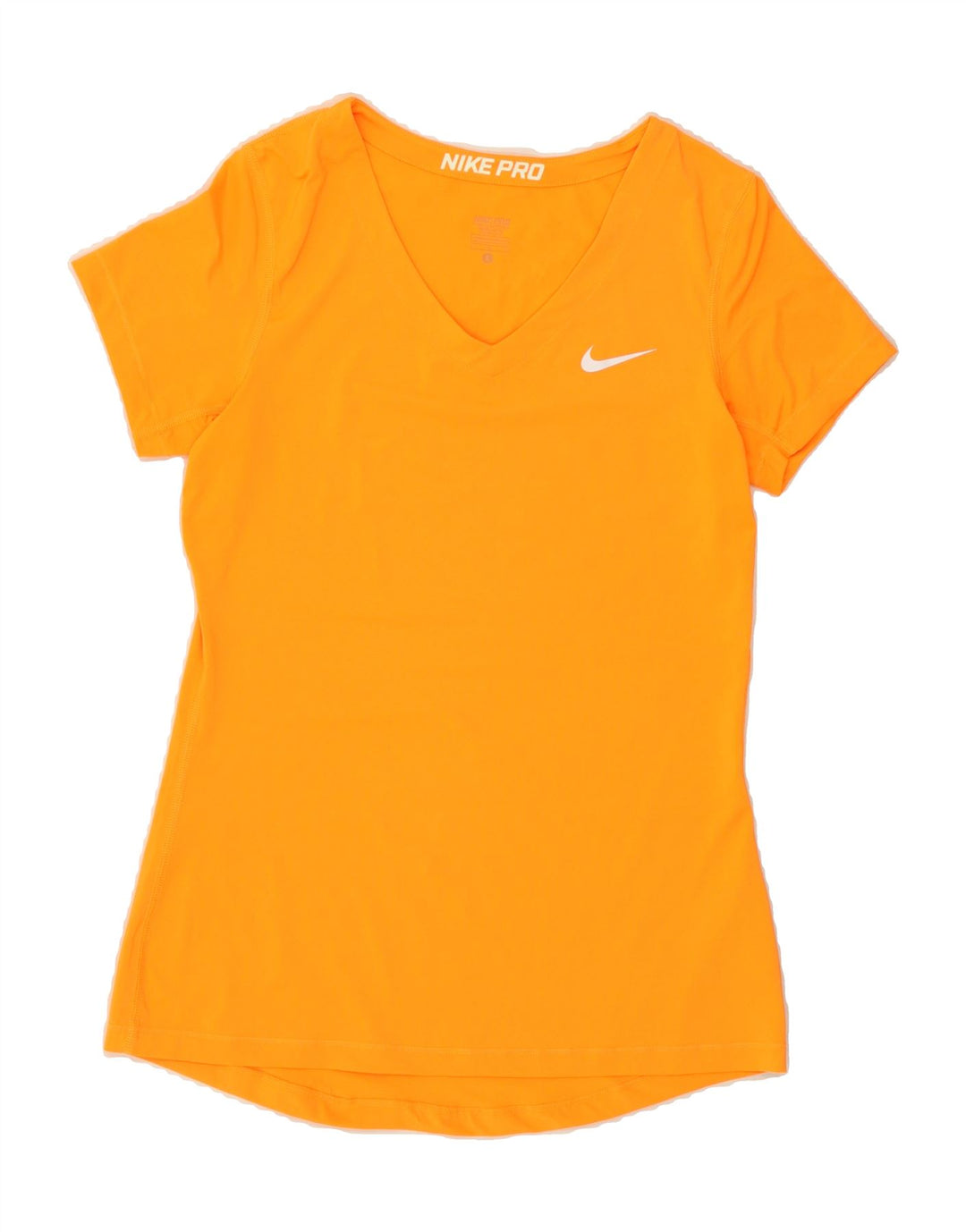 NIKE Womens T-Shirt Top UK 14 Large Yellow Polyester Vintage Nike and Second-Hand Nike from Messina Hembry 