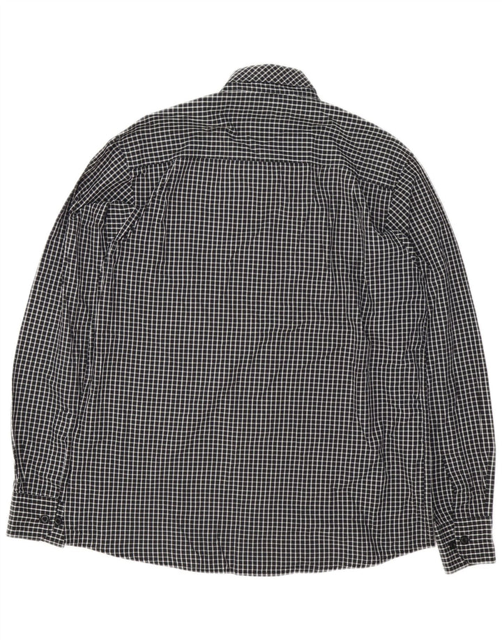Cămașă pentru bărbați PIERRE CARDIN, cu formă regulată, mare, negru, poliester