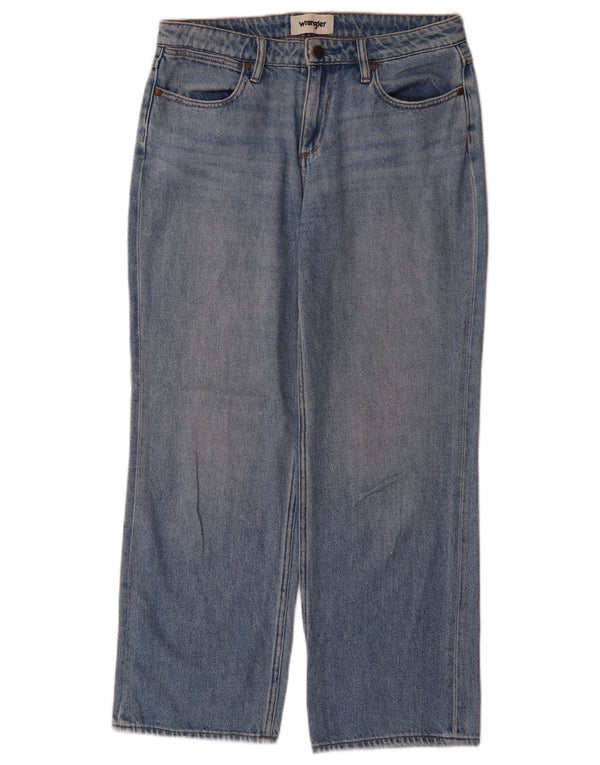Blugi largi Wrangler pentru femei Bella Baggy cu talie joasă US 8 Medium W30 L30 Albastru