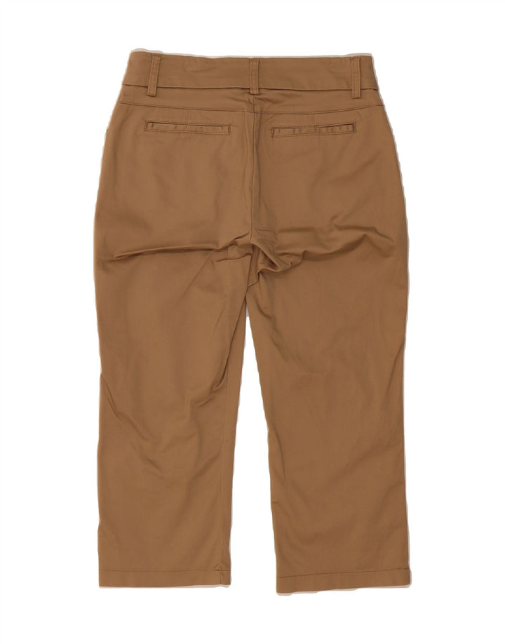 LEE Womens Modern Series Curvy Capri Trousers US 6 Medium W28 L22 Brown Vintage Lee and Second-Hand Lee from Messina Hembry 