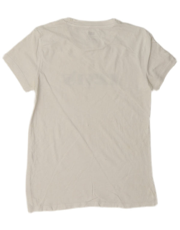 Tricou cu grafic supradimensionat pentru femei Levi's Top UK 2 2XS Alb