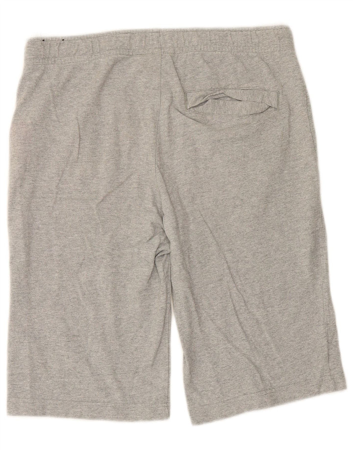 Pantaloni scurți sport Nike pentru bărbați, bumbac, gri mediu
