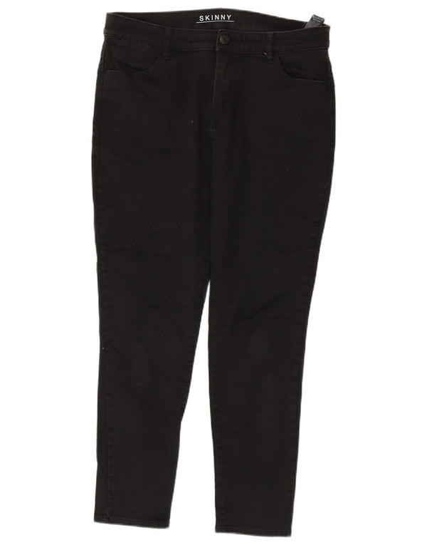 Blugi skinny pentru femei Marks & Spencer UK 14 Large W34 L27 Bumbac negru