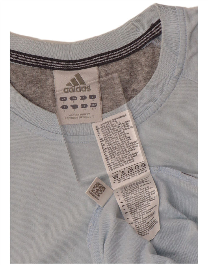 Tricou pentru bărbați Adidas Top mic, albastru, bumbac