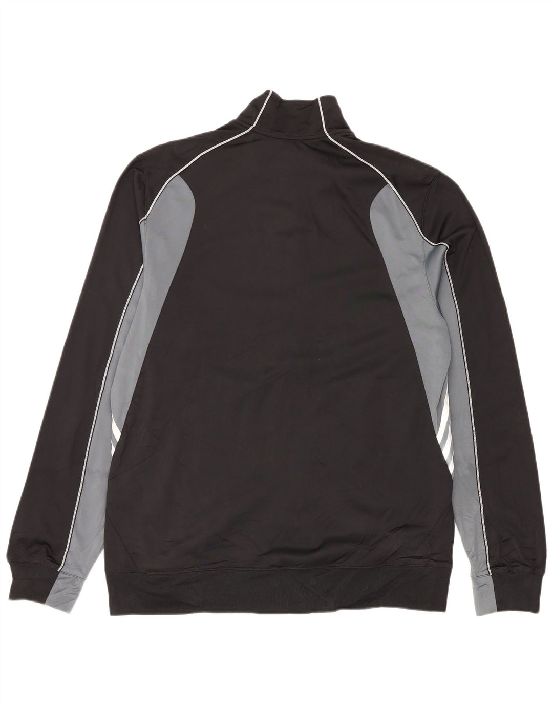 Jachetă de trening pentru bărbați Adidas, mare, negru, poliester bloc de culoare