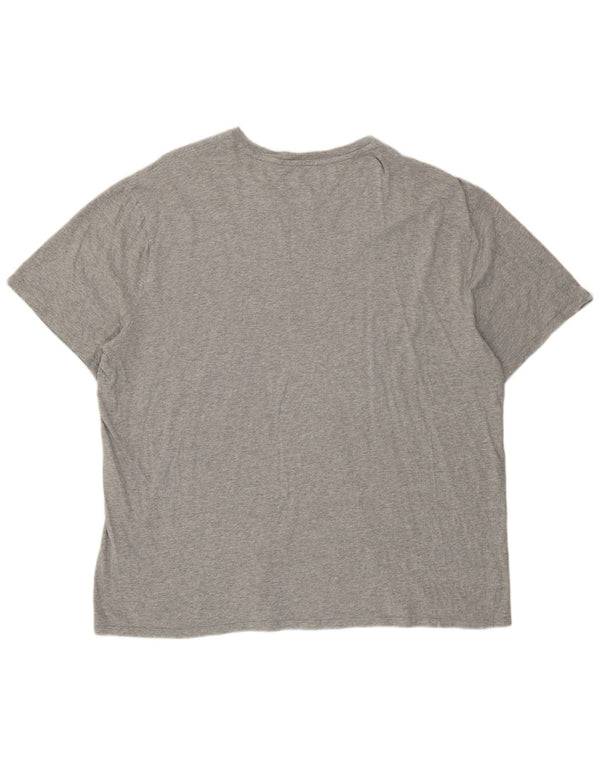 Tommy Hilfiger Mens T-Shirt Top 2XL Grey Cotton