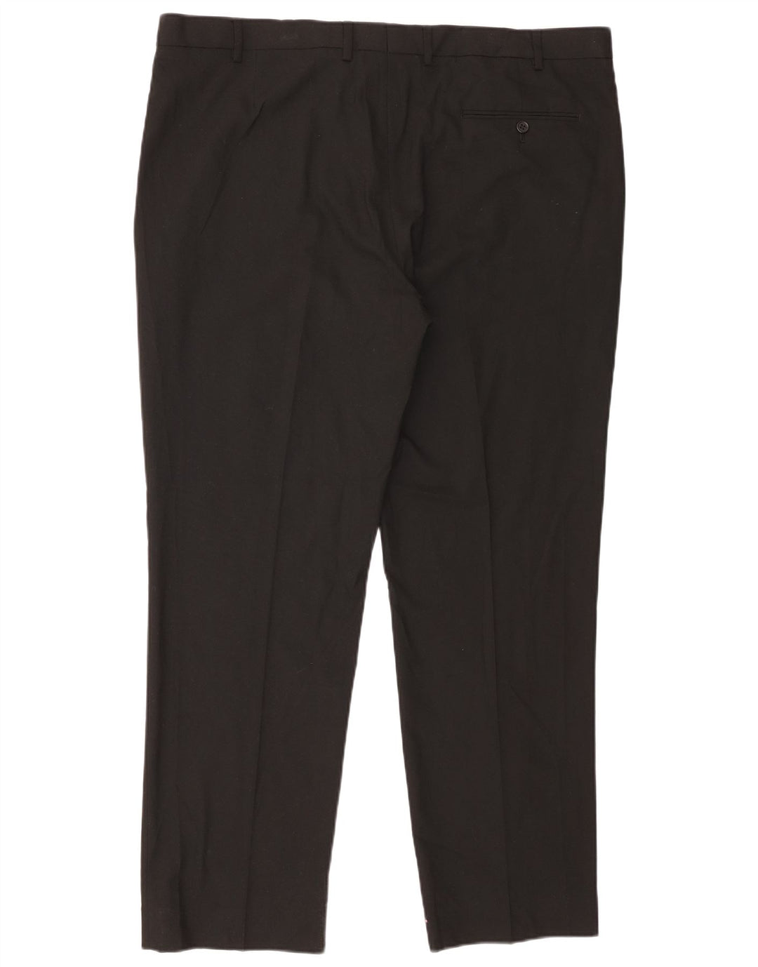 Pantaloni de costum pentru bărbați Marks & Spencer, cu ajustare normală, L42 L31, poliester negru