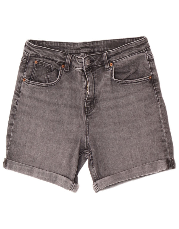 Pantaloni scurți din denim pentru femei Marks & Spencer UK 12 Medium W30 Bumbac negru