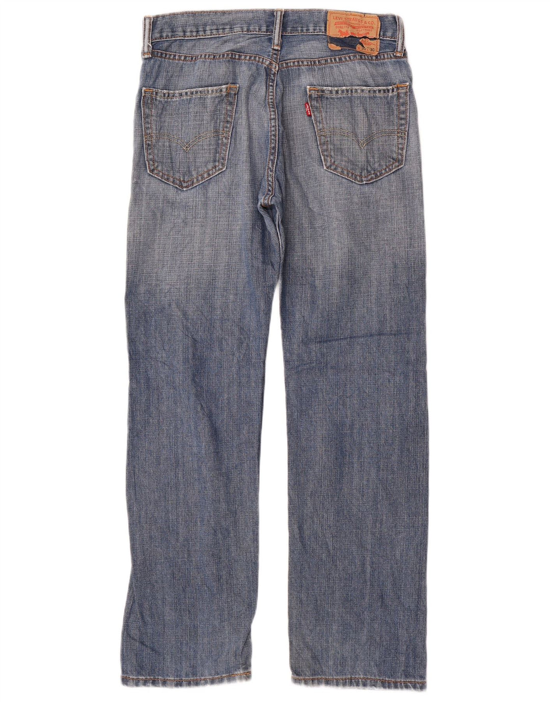 Blugi drepti pentru bărbați Levi's 505 W30 L30 Bumbac albastru