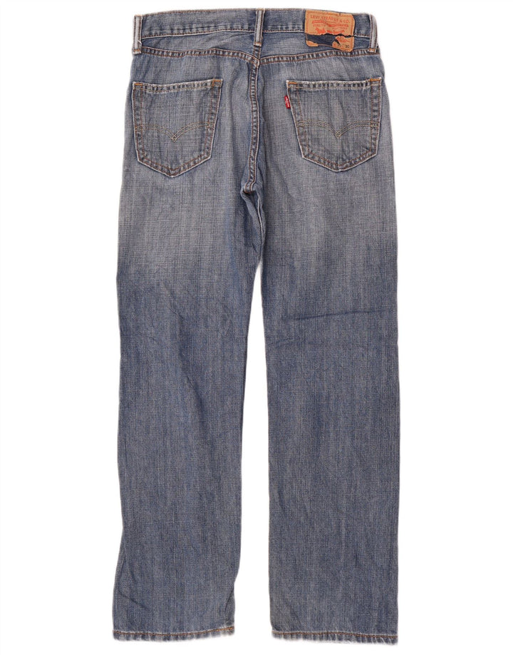 Blugi drepti pentru bărbați Levi's 505 W30 L30 Bumbac albastru