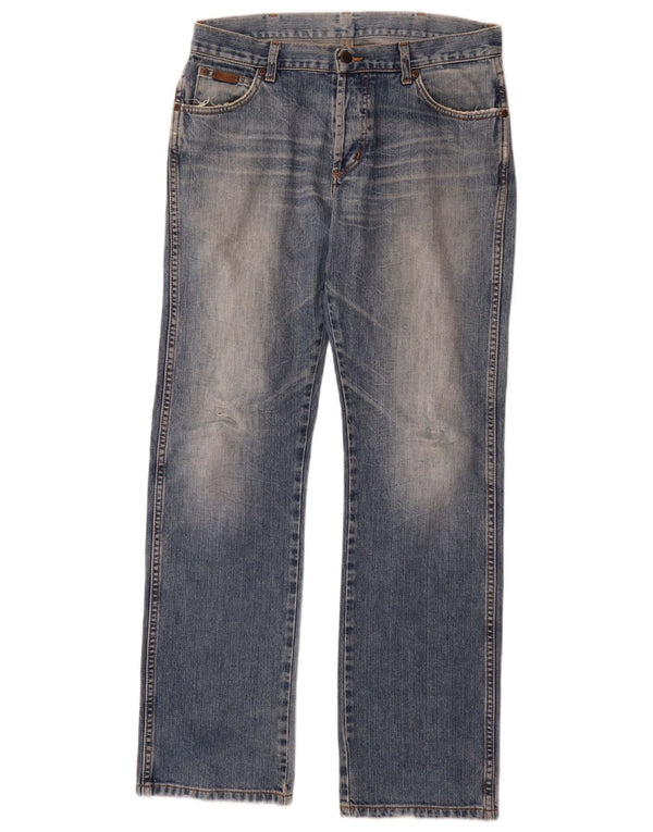 Blugi Wrangler Dakota drepte pentru bărbați W32 L34 Bumbac albastru