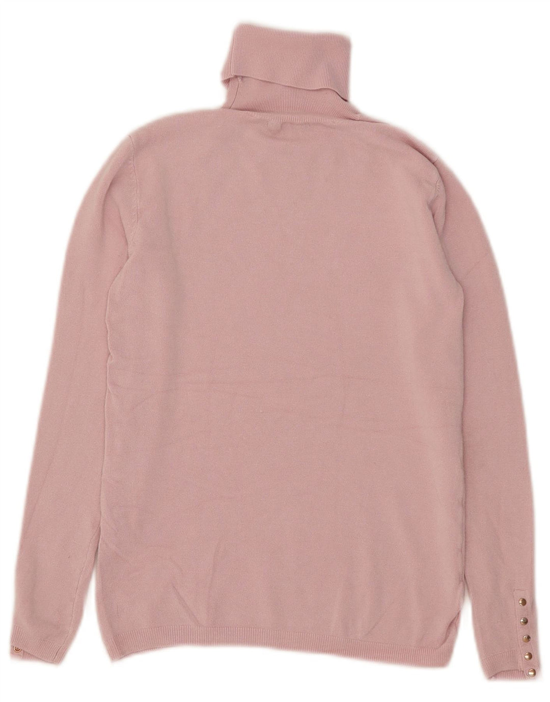 Pulover cu gât rulat Zara pentru femei UK 10 mic, roz, viscoză