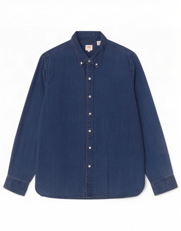 Cămașă de blugi pentru bărbați Levi's 2XL, bumbac albastru