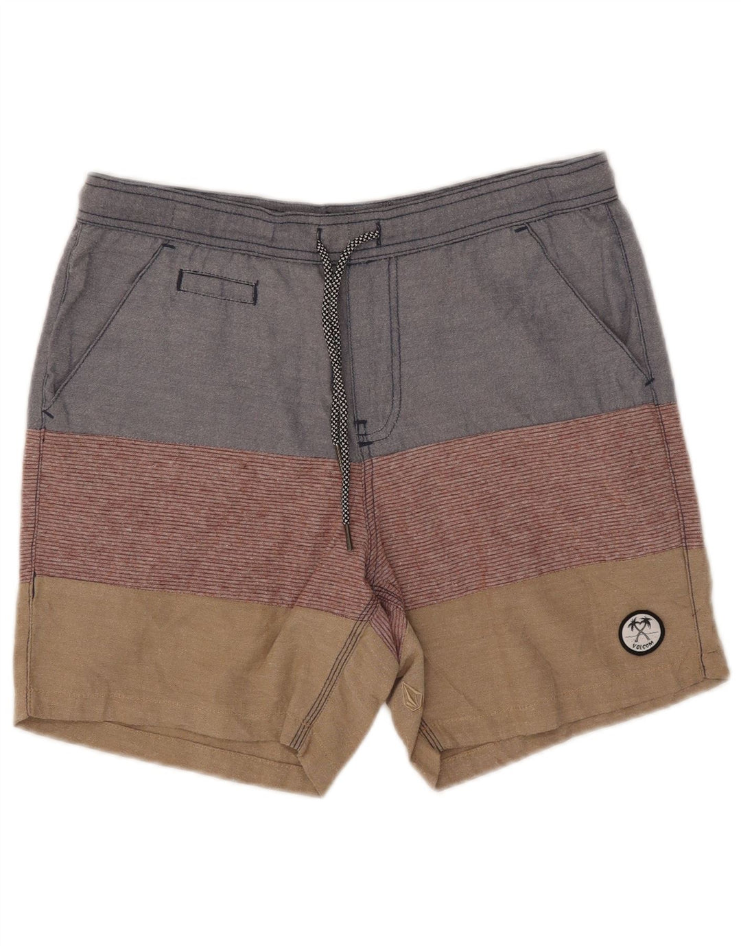 Pantaloni scurți casual pentru bărbați Volcom W32, medii, multicolore, din bumbac