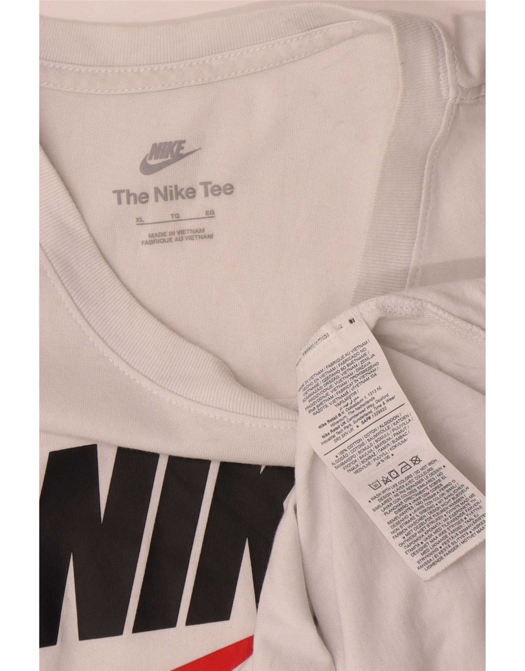 Tricou grafic pentru bărbați Nike Top XL Bumbac alb