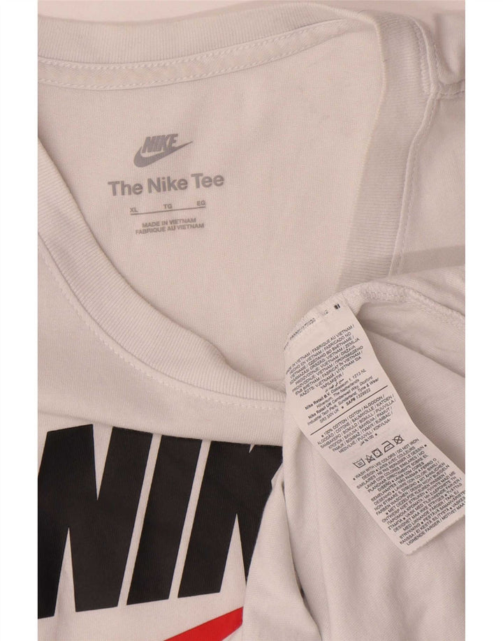 Tricou grafic pentru bărbați Nike Top XL Bumbac alb