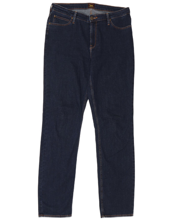 Blugi Lee Marion drepte pentru femei W32 L33 bumbac bleumarin