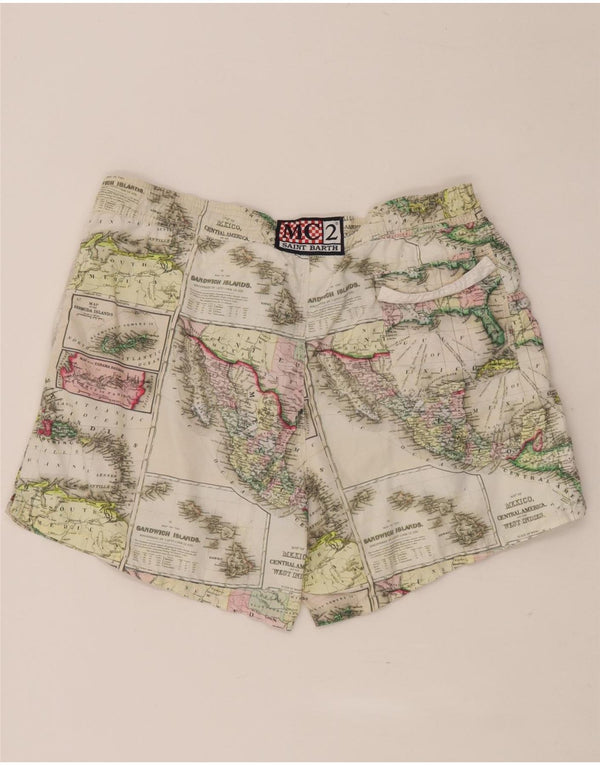 Pantaloni scurți de înot Saint Barth pentru bărbați, cu model abstract, 2XL, multicolor