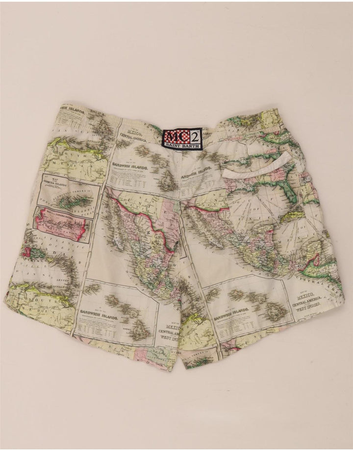Pantaloni scurți de înot Saint Barth pentru bărbați, cu model abstract, 2XL, multicolor
