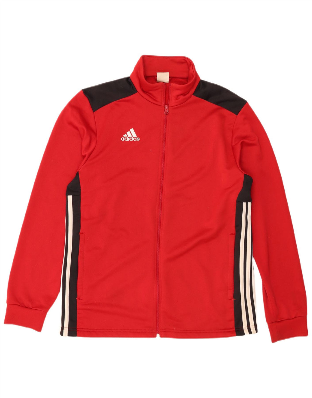 Jachetă de top pentru trening Adidas pentru bărbați, mare, roșu, din poliester