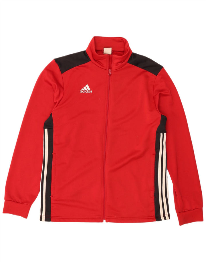 Jachetă de top pentru trening Adidas pentru bărbați, mare, roșu, din poliester