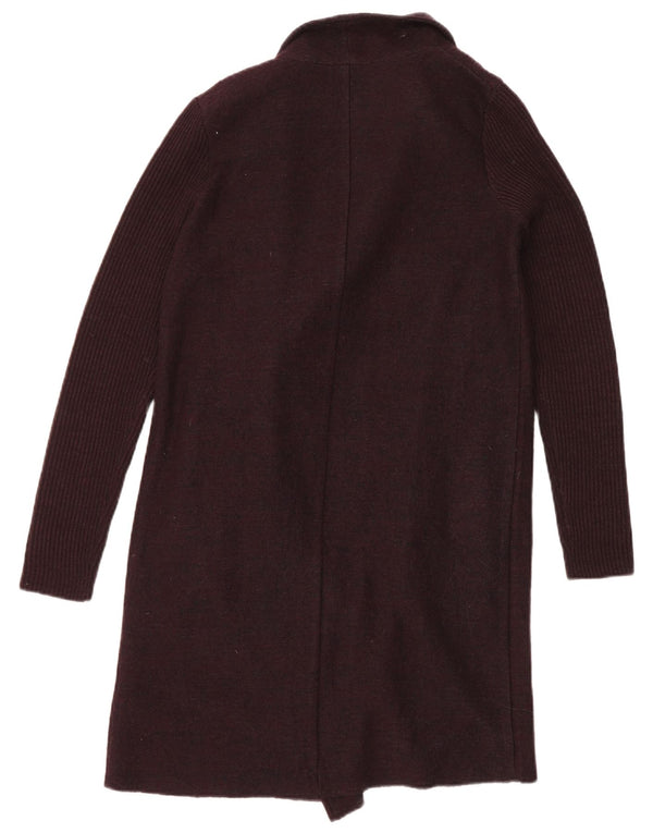 Pulover cardigan supradimensionat pentru femei Phase Eight UK 8 Small Burgundy
