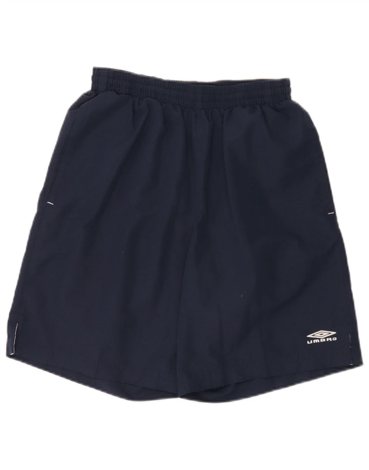 Pantaloni scurti sport Umbro pentru bărbați, poliester mici, albastru