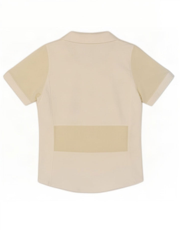 Tricou polo Nike pentru femei US 8/10 Medium White Colorblock Poliester