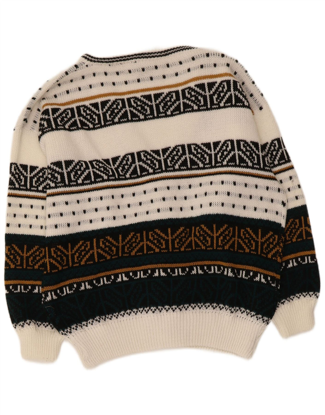 Pulover Cardigan Vintage pentru bărbați, mare, multicolor, Fair Isle
