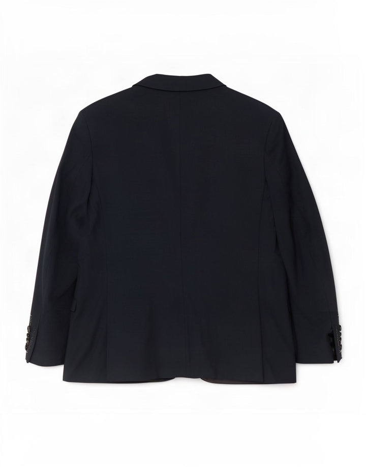 Jachetă pentru bărbați Marks & Spencer, croită cu 2 nasturi, UK 44 2XL Bleumarin