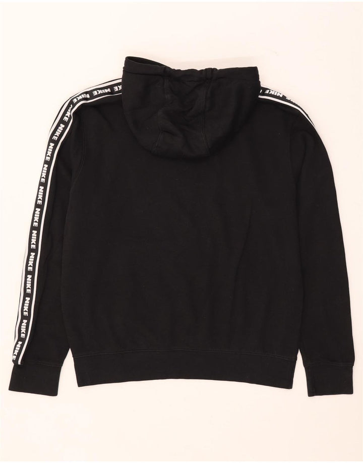 Pulover Nike Grafic pentru bărbați, bumbac mediu negru