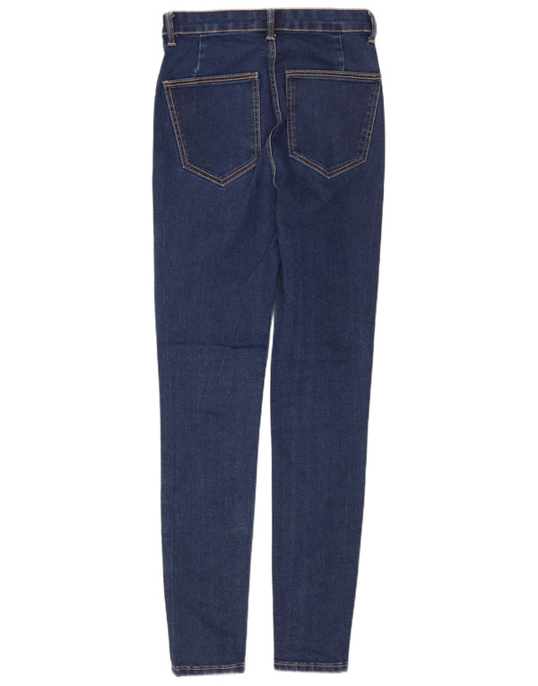 Blugi skinny de damă ZARA EU 36 XS W26 L28 Bleumarin