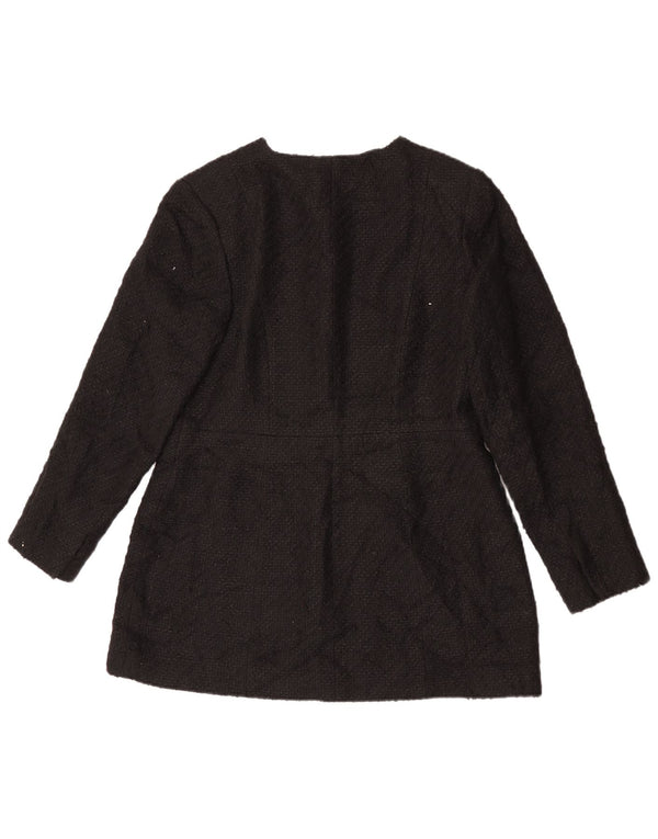 Blazer pentru femei Zara cu 4 nasturi, UK 18 XL, negru